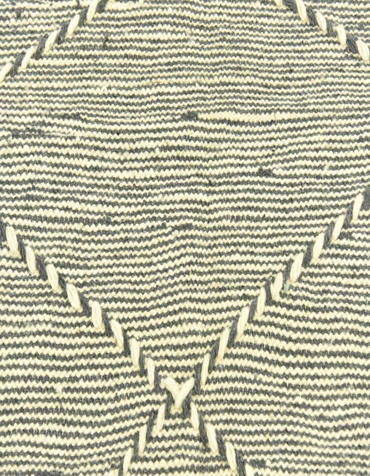 Detail image of  6' 8 x 11' 2  Hand Knotted Moroccan Wool Rug