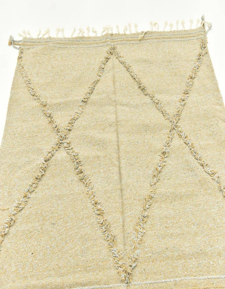 Detail image of  5' 1 x 8' 10  Hand Knotted Moroccan Wool Rug