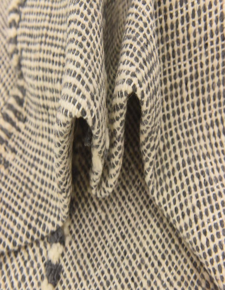 Detail image of  6' 6 x 10'  Hand Knotted Moroccan Wool Rug