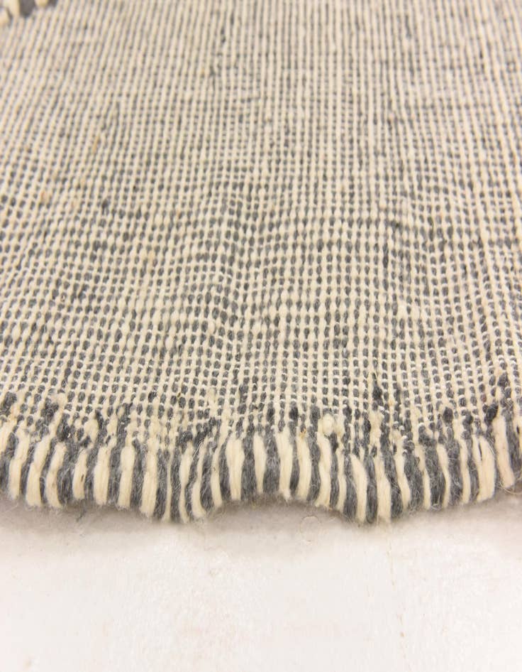 Detail image of  6' 6 x 10'  Hand Knotted Moroccan Wool Rug