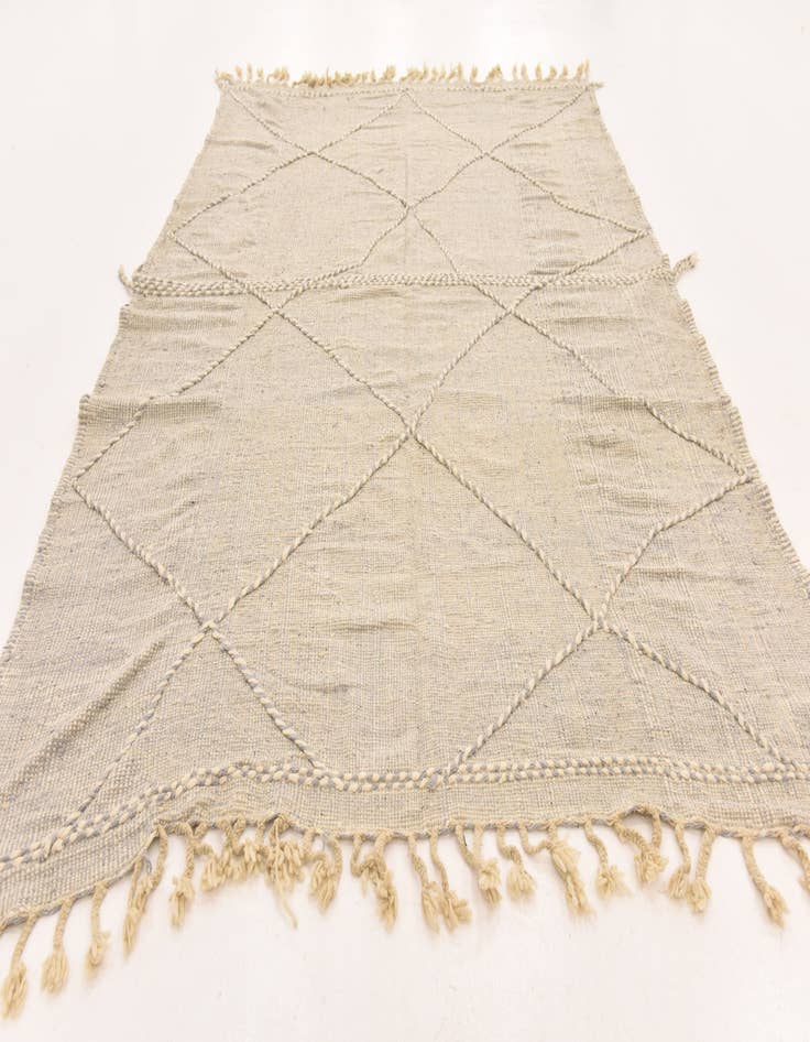 Detail image of  7' 5 x 10' 9  Hand Knotted Moroccan Wool Rug