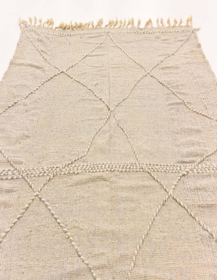 Detail image of  7' 5 x 10' 9  Hand Knotted Moroccan Wool Rug