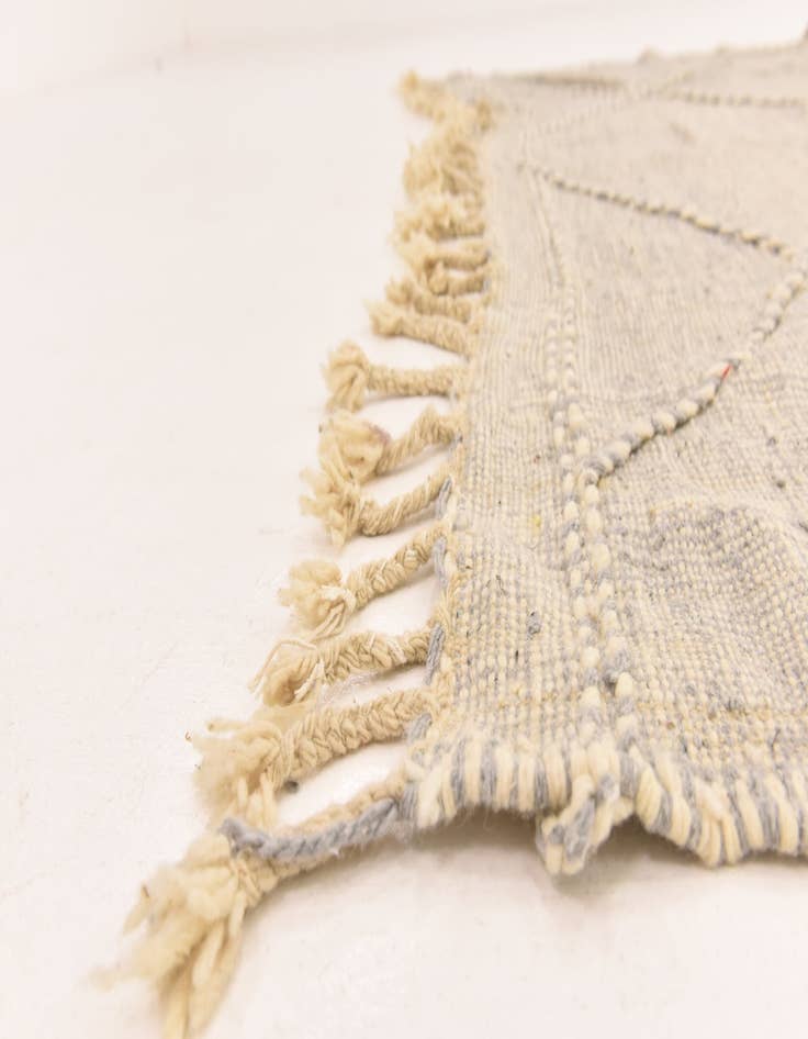 Detail image of  7' 5 x 10' 9  Hand Knotted Moroccan Wool Rug