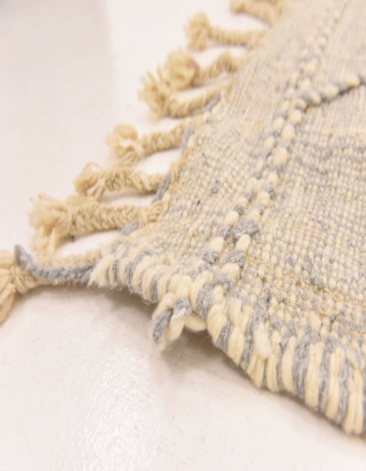 Detail image of  7' 5 x 10' 9  Hand Knotted Moroccan Wool Rug