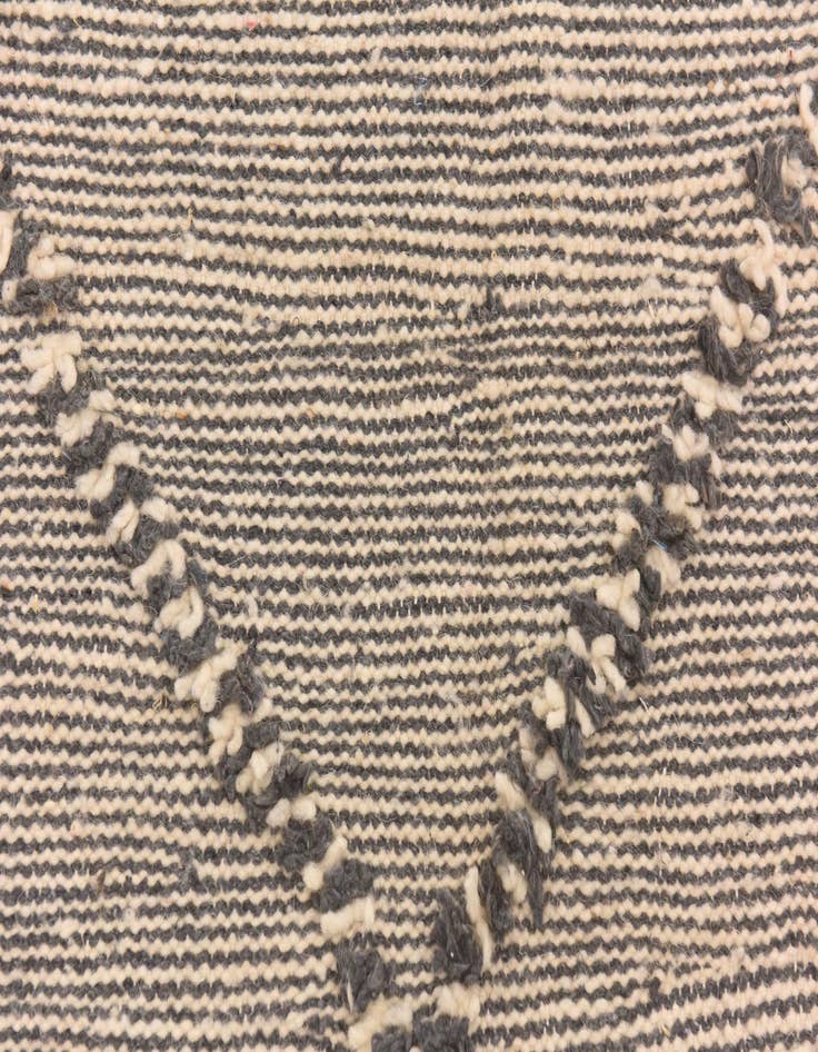 Detail image of  6' 8 x 9' 10  Hand Knotted Moroccan Wool Rug