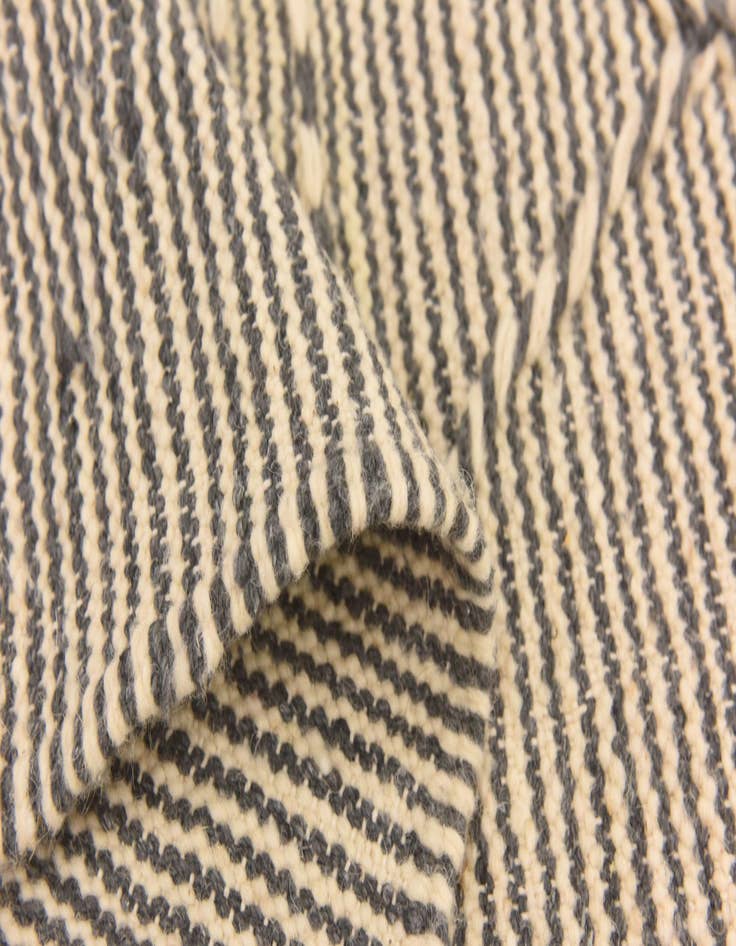 Detail image of  6' 5 x 10' 9  Hand Knotted Moroccan Wool Rug