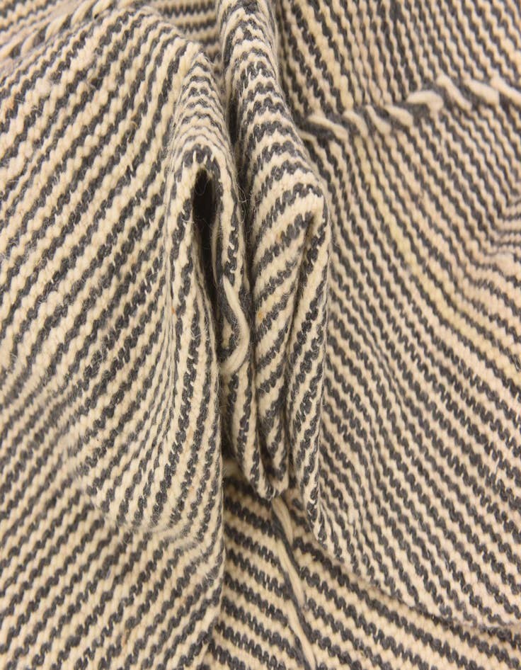 Detail image of  6' 5 x 10' 9  Hand Knotted Moroccan Wool Rug