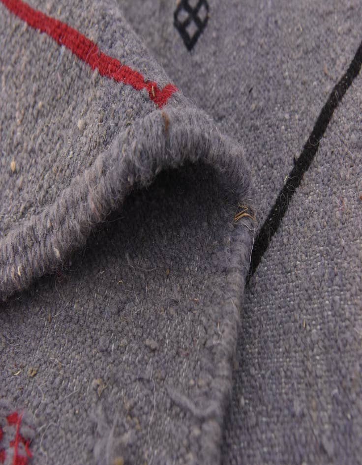 Detail image of  6' 5 x 9' 2  Hand Knotted Moroccan Wool Rug