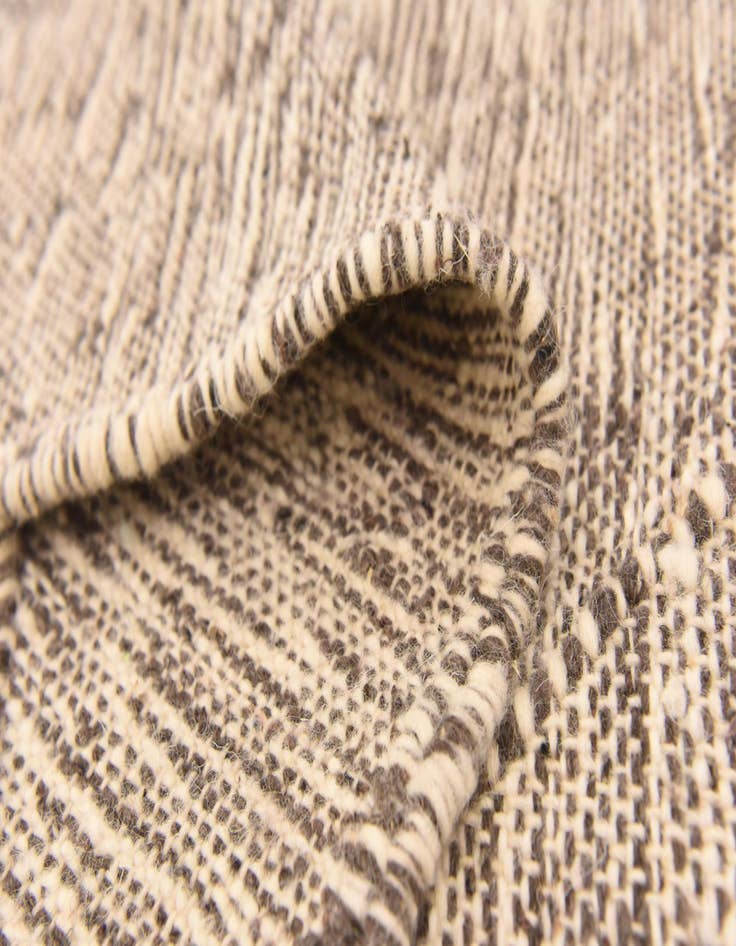 Detail image of  5' 4 x 9' 4  Hand Knotted Moroccan Wool Rug