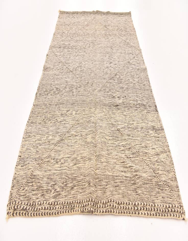 Detail image of  5' 4 x 9' 4  Hand Knotted Moroccan Wool Rug