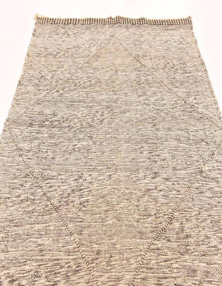 Detail image of  5' 4 x 9' 4  Hand Knotted Moroccan Wool Rug