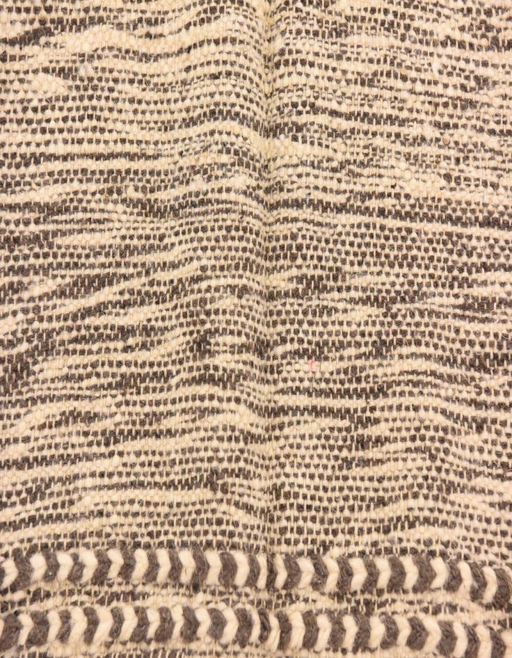 Detail image of  5' 4 x 9' 4  Hand Knotted Moroccan Wool Rug