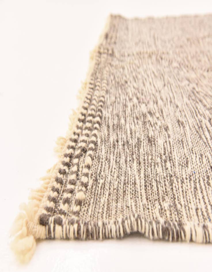 Detail image of  5' 4 x 9' 4  Hand Knotted Moroccan Wool Rug