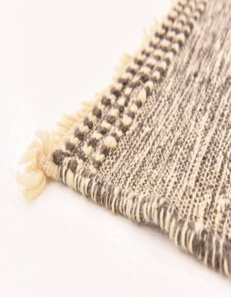 Detail image of  5' 4 x 9' 4  Hand Knotted Moroccan Wool Rug