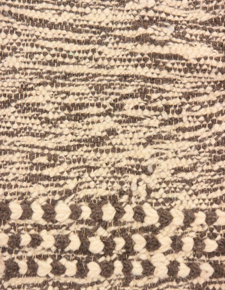 Detail image of  6' 7 x 9'  Hand Knotted Moroccan Wool Rug