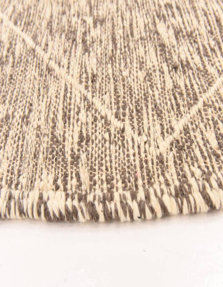 Detail image of  6' 7 x 9'  Hand Knotted Moroccan Wool Rug