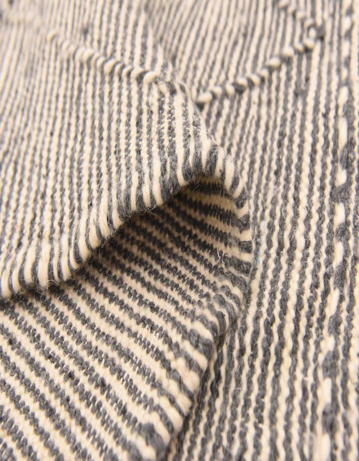 Detail image of  6' 4 x 10' 1  Hand Knotted Moroccan Wool Rug