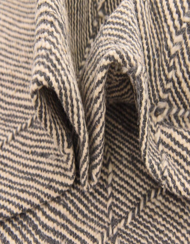 Detail image of  6' 4 x 10' 1  Hand Knotted Moroccan Wool Rug