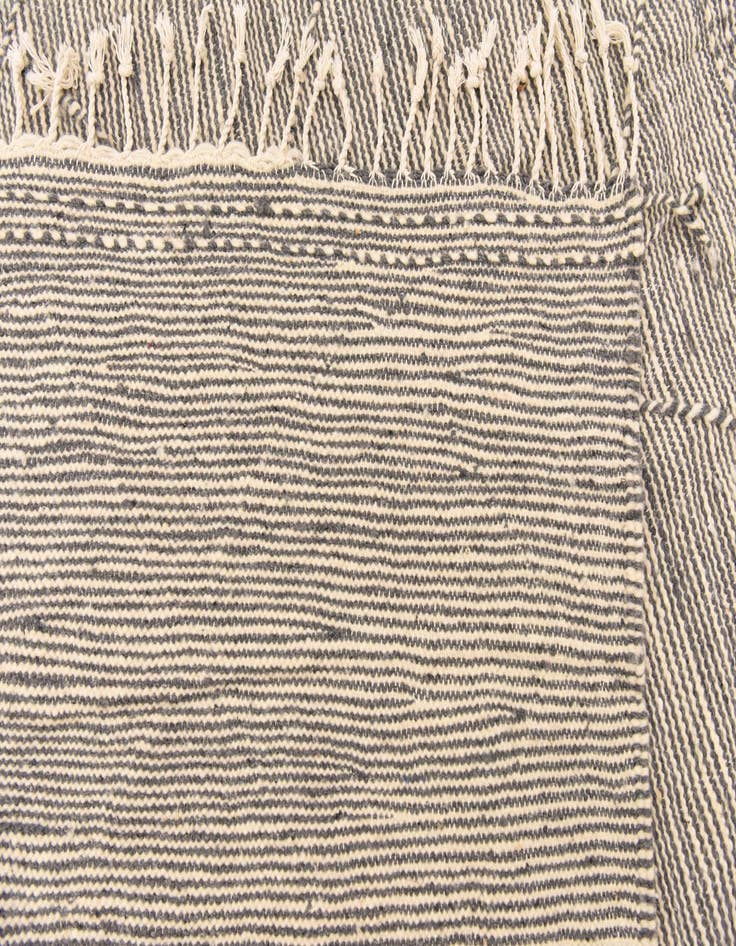 Detail image of  6' 4 x 10' 1  Hand Knotted Moroccan Wool Rug
