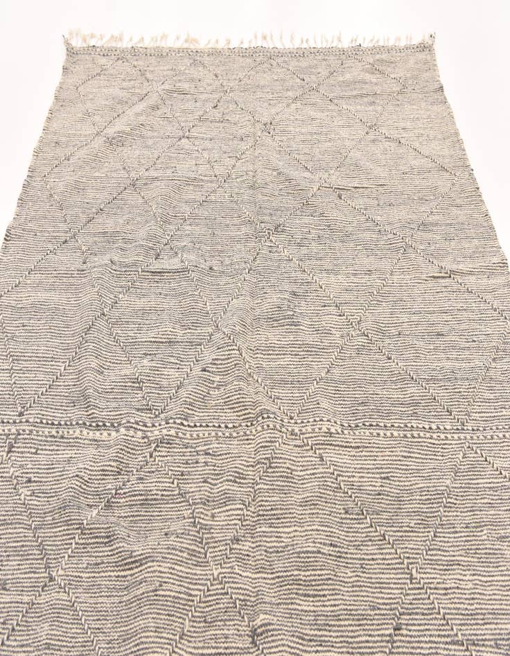 Detail image of  6' 4 x 10' 1  Hand Knotted Moroccan Wool Rug