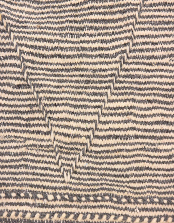 Detail image of  6' 4 x 10' 1  Hand Knotted Moroccan Wool Rug
