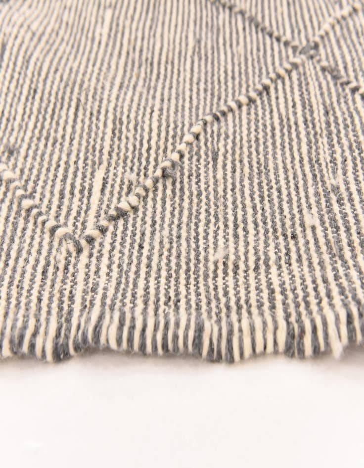 Detail image of  6' 4 x 10' 1  Hand Knotted Moroccan Wool Rug