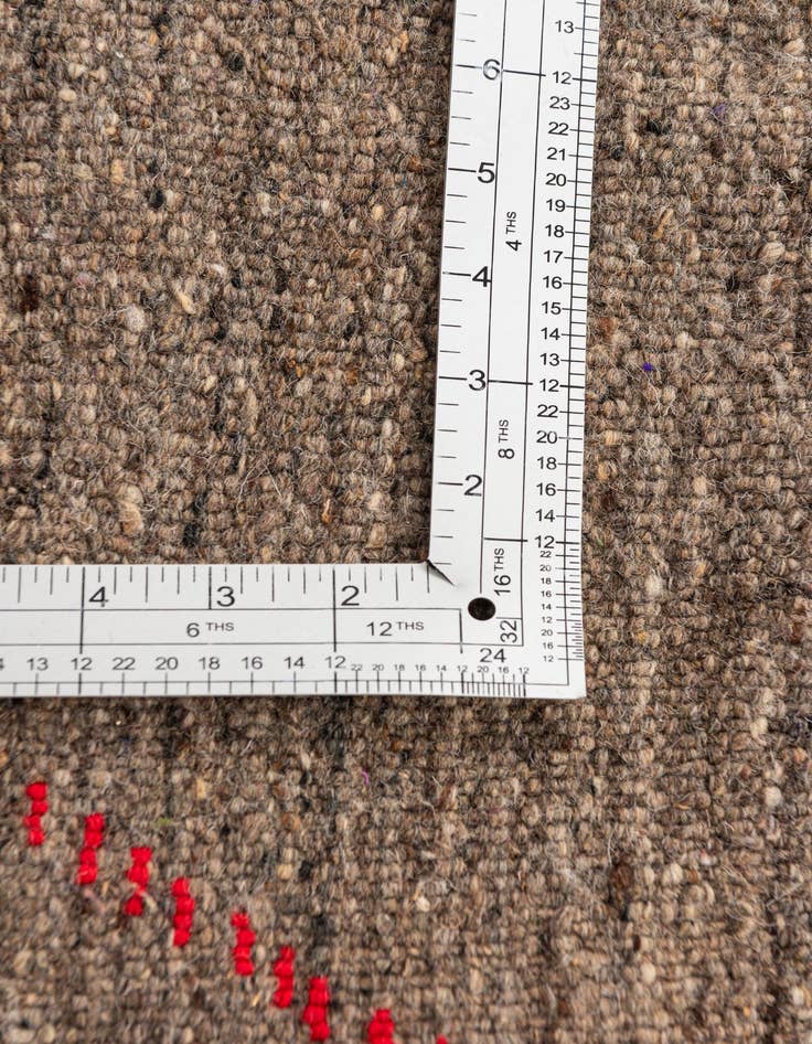 Detail image of  6' 5 x 10'  Hand Knotted Moroccan Wool Rug