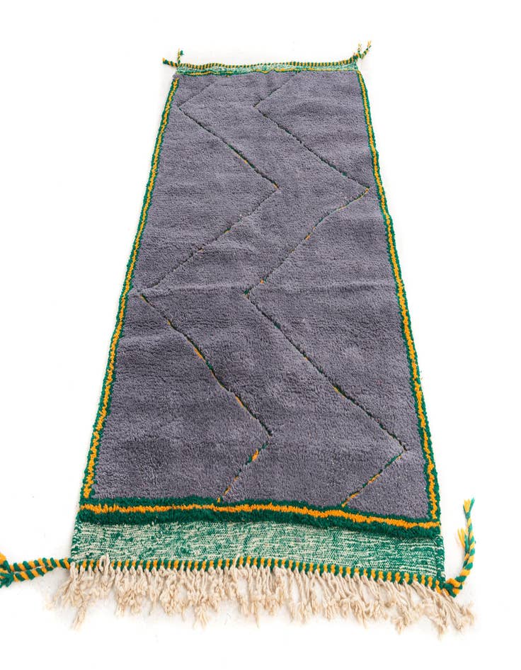 Detail image of  4' 4 x 7' 2  Hand Knotted Moroccan Wool Rug