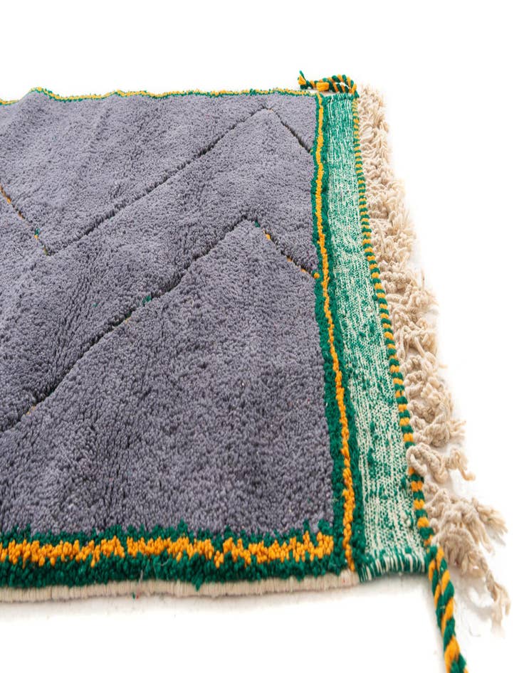 Detail image of  4' 4 x 7' 2  Hand Knotted Moroccan Wool Rug