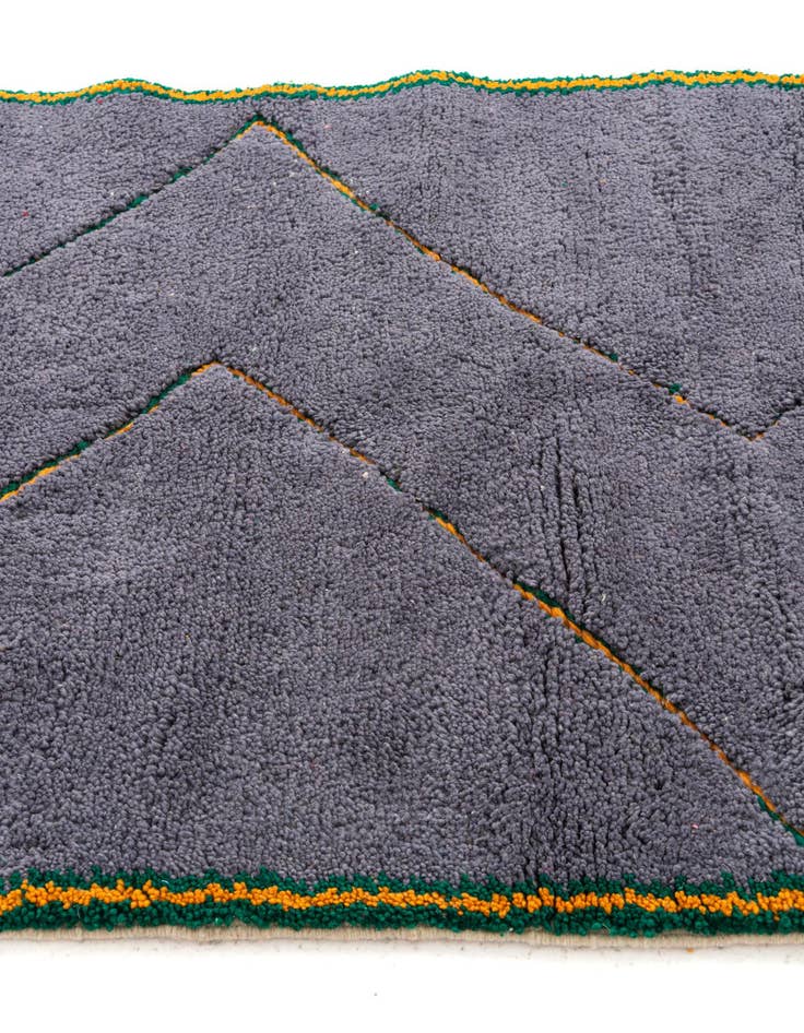 Detail image of  4' 4 x 7' 2  Hand Knotted Moroccan Wool Rug