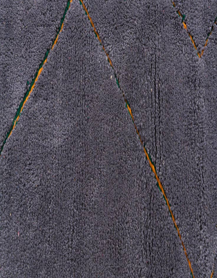 Detail image of  4' 4 x 7' 2  Hand Knotted Moroccan Wool Rug