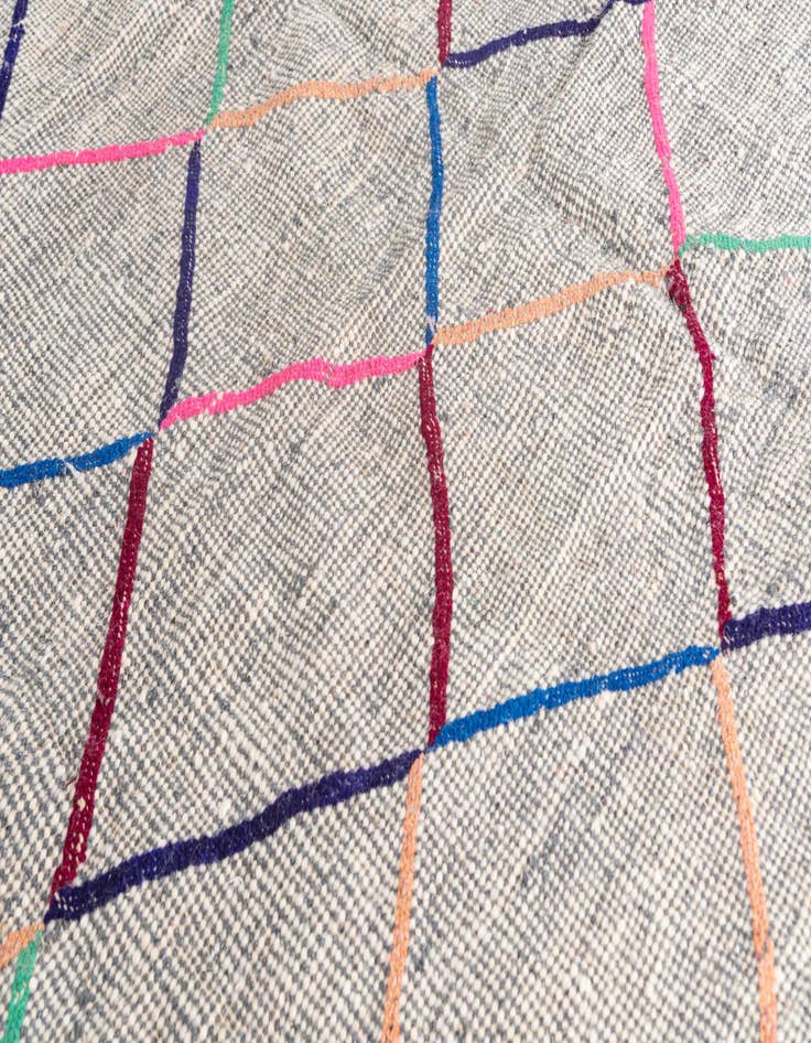 Detail image of  6' 10 x 10' 4  Hand Knotted Moroccan Wool Rug