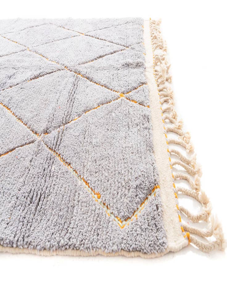 Detail image of  7' 4 x 9' 2  Hand Knotted Moroccan Wool Rug