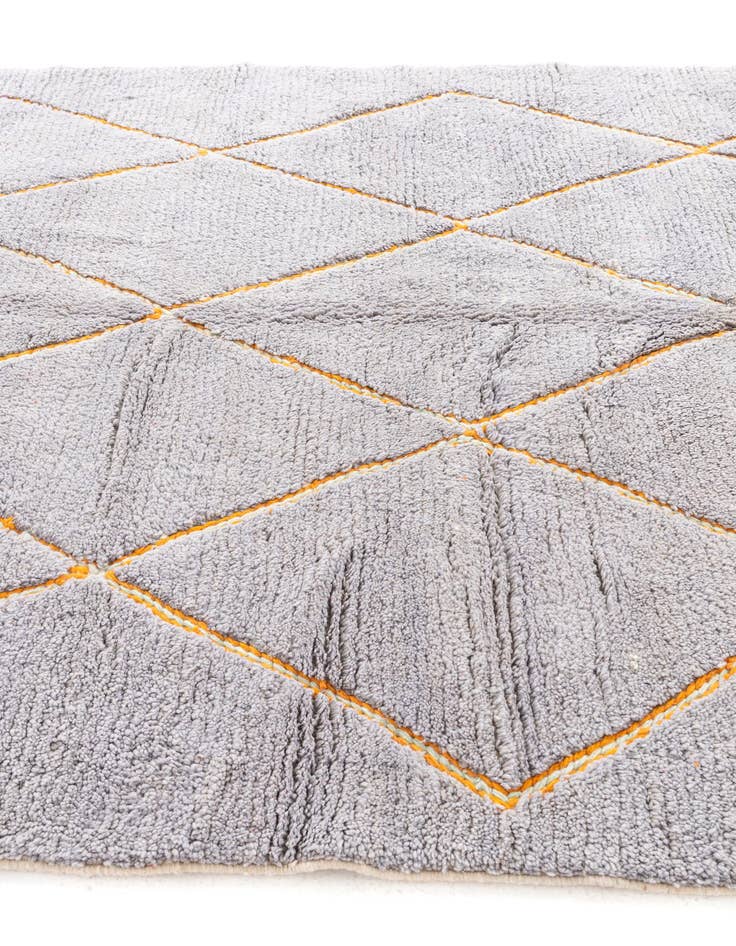 Detail image of  7' 4 x 9' 2  Hand Knotted Moroccan Wool Rug