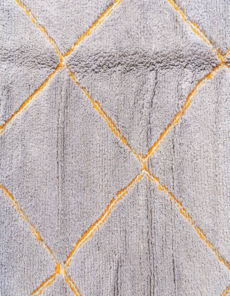 Detail image of  7' 4 x 9' 2  Hand Knotted Moroccan Wool Rug