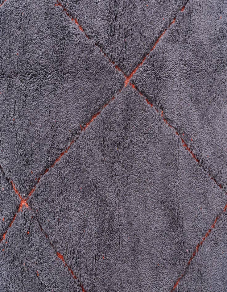 Detail image of  5' 4 x 8' 3  Hand Knotted Moroccan Wool Rug