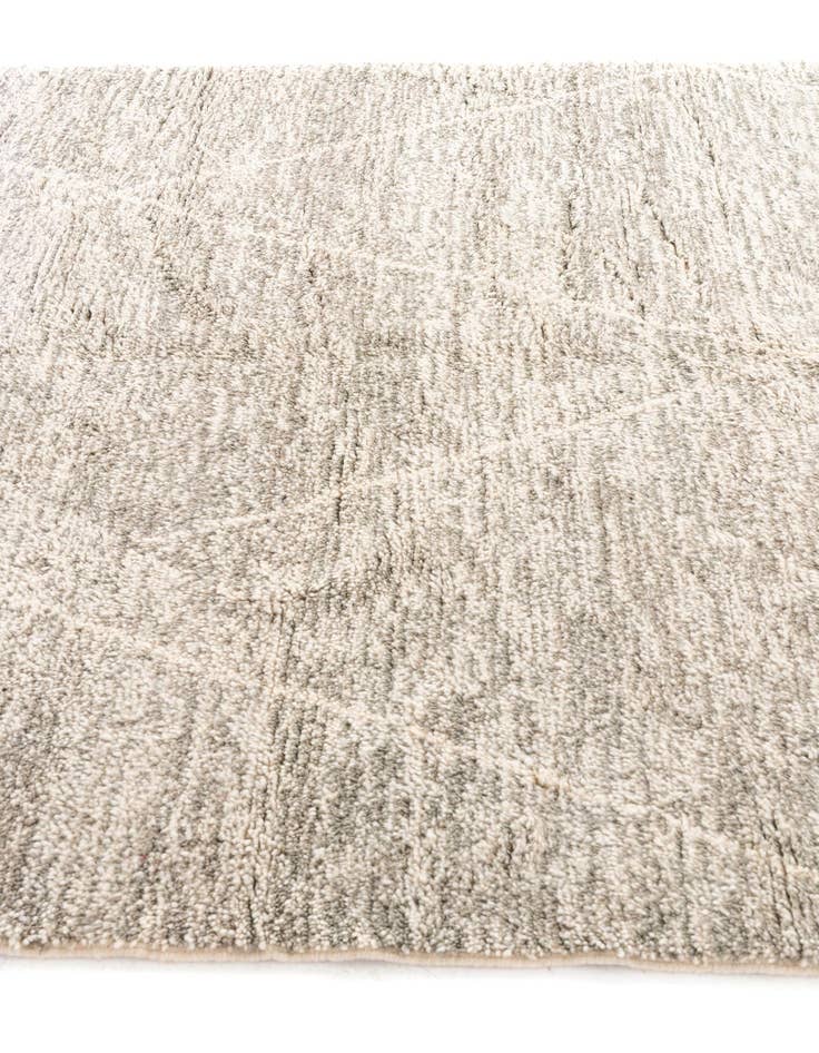 Detail image of  6' 9 x 9' 8  Hand Knotted Moroccan Wool Rug