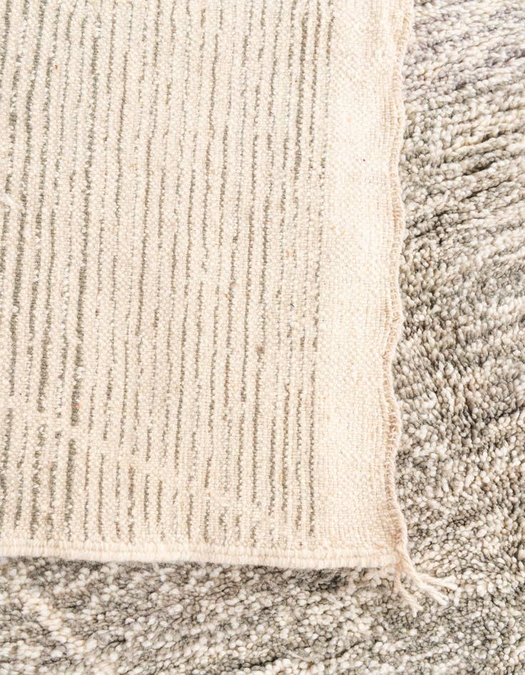 Detail image of  6' 9 x 9' 8  Hand Knotted Moroccan Wool Rug