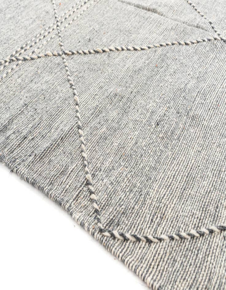 Detail image of  6' 6 x 11' 2  Hand Knotted Moroccan Wool Rug