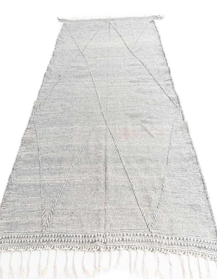 Detail image of  6' 5 x 10' 2  Hand Knotted Moroccan Wool Rug