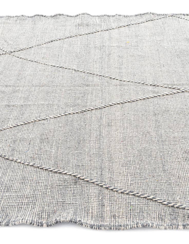 Detail image of  6' 5 x 10' 2  Hand Knotted Moroccan Wool Rug