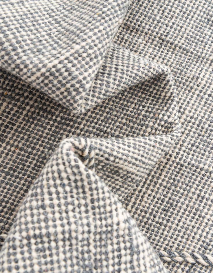 Detail image of  6' 5 x 10' 2  Hand Knotted Moroccan Wool Rug