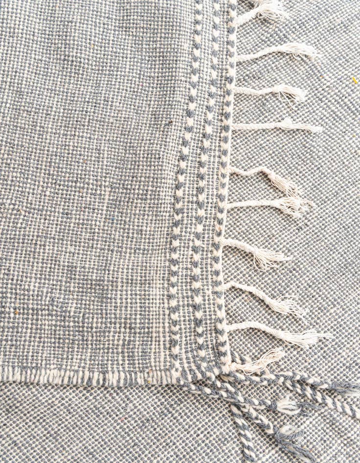 Detail image of  6' 5 x 10' 2  Hand Knotted Moroccan Wool Rug