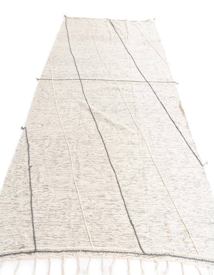 Detail image of  9' 7 x 13'  Hand Knotted Moroccan Wool Rug