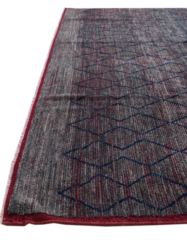 Detail image of  9' 6 x 12' 9  Hand Knotted Moroccan Wool Rug