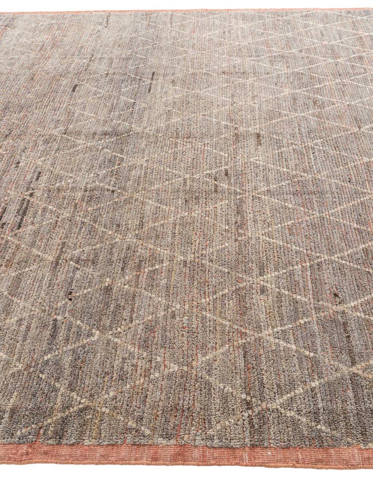 Detail image of  8' 9 x 10' 3  Hand Knotted Moroccan Wool Rug