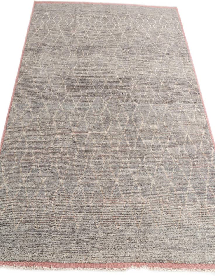 Detail image of  8' 5 x 9' 5  Hand Knotted Moroccan Wool Rug