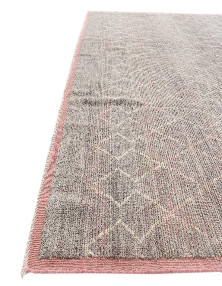 Detail image of  8' 5 x 9' 5  Hand Knotted Moroccan Wool Rug