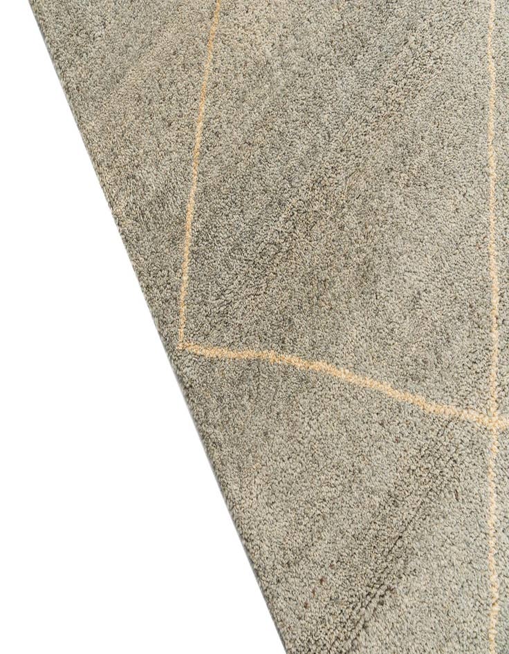 Detail image of  4' 6 x 6' 6  Hand Knotted Moroccan Wool Rug