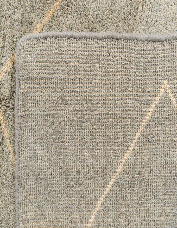 Detail image of  4' 6 x 6' 6  Hand Knotted Moroccan Wool Rug